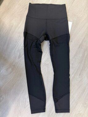 Lululemon Wundertrain Mesh HR Tights 25" - size 4